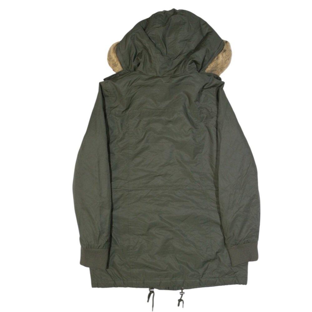 LEVI’s Hooded Parka w/ Faux Fur Trim in Olive Green Size Small — SUPER WARM!!! - Picture 4 of 15